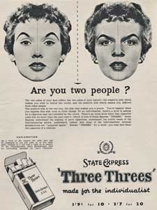 1955 State Express Three Threes' Cigarettes