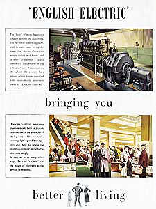 1952 ​English Electric - vintage ad