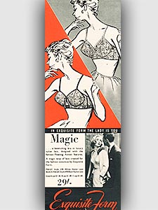 1958 Exquisite lingerie - vintage ad