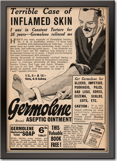 1936 Germolene - framed preview retro