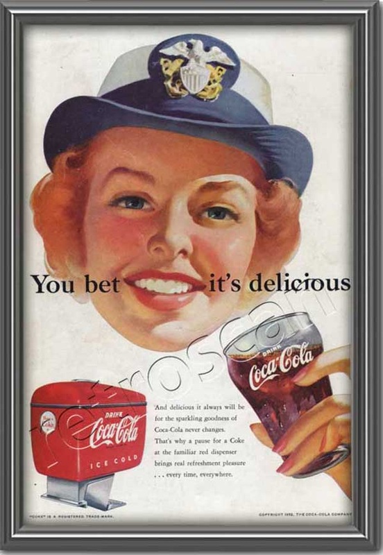 1952 Coca Cola retro ad