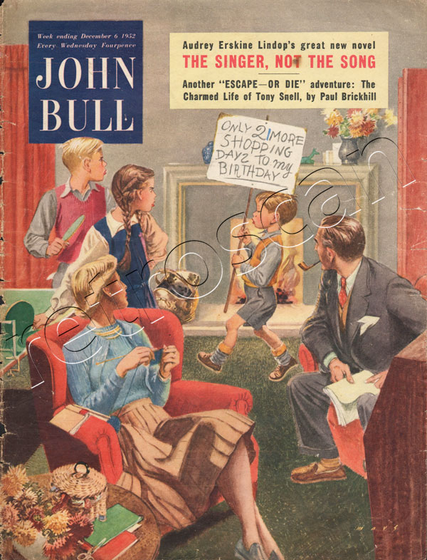 1952 John Bull Vintage Magazine sons birthday protest - unframed