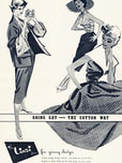 1953 ​Linzi Couture vintage ad