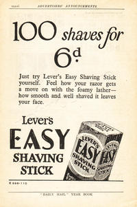 1936 Easy Shaving Stick - unframed vintage ad