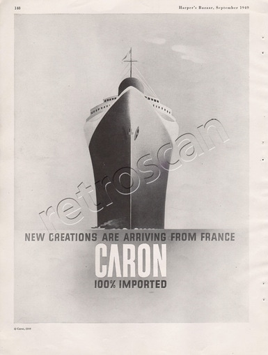 1949 Caron Perfume - unframed