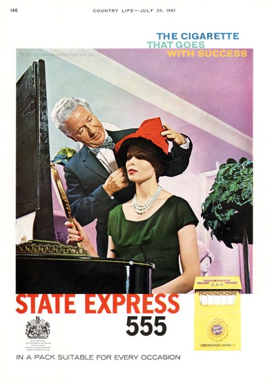 1961 State Express 555 - unframed vintage ad