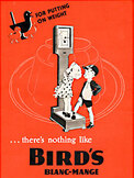  1940 ​Bird's Blanc-mange - vintage ad