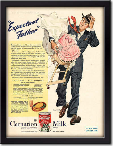  1945 Carnation Milk - framed preview retro