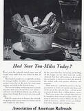 1948 American Railroads  - vintage ad