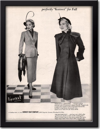 1949 Korrect Fashions framed preview