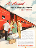 1949 Pennsylvania Railroad - vintage ad