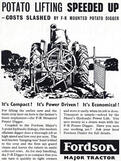 1950 Fordson - vintage ad