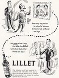 1950 Lillet - vintage ad