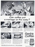  1951 ​Sanka Coffee - vintage ad