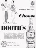 1952 Booth's Gin - vintage ad