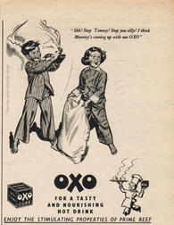 1952 OXO Cubes - vintage magazine ad
