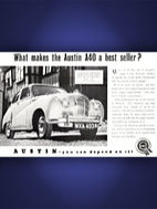 1953 Austin A40 vintage ad