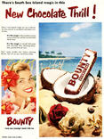 1953 Bounty Bar - vintage ad