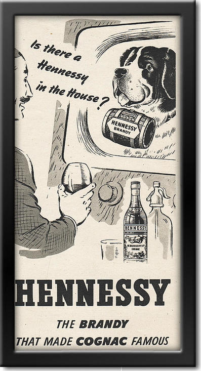 1953 Hennessy Brandy - framed preview