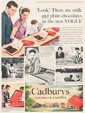  1954 Cadbury's Vogue - vintage ad
