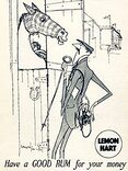 1954 ​Lemon Hart Rum - vintage ad
