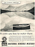 1954 National Benzole vintage ad