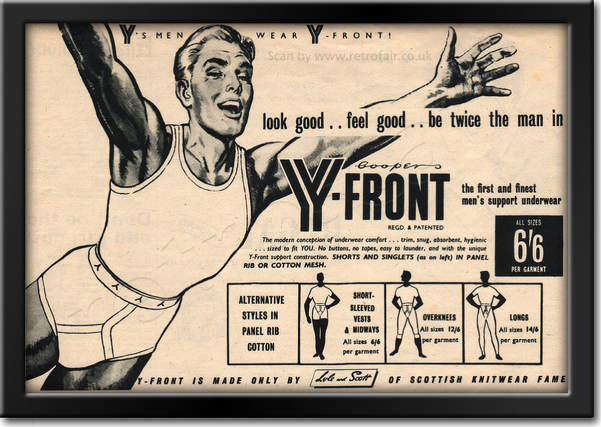 1954 Y-Front Underwear advert