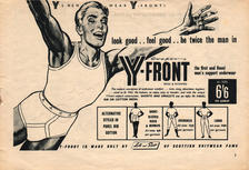1954 Y-Front Underwear ad
