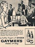 1955 ​Gaymer's Cyder - vintage ad