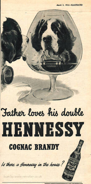 1955 Hennessy Cognac Brandy - unframed preview
