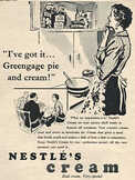 1955 Nestles Cream - vintage ad