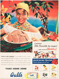 1955 ​Wall's Ice Cream - vintage ad