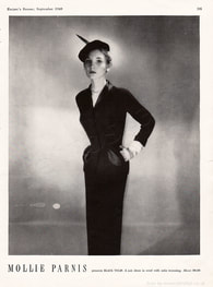  1949 Mollie Parnis - unframed vintage ad