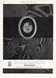  1958 Boucheron - unframed vintage ad