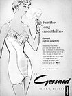 1958 ​Gossard - vintage ad