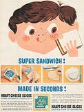 1958 ​Kraft Slice - vintage ad