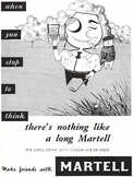 1958 Martell  - vintage ad