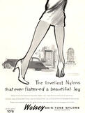 1958 ​Wolsey Nylons - vintage ad