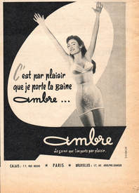 1959 Ambere - unframed vintage ad