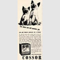 1954 Cossor Televisions - vintage ad