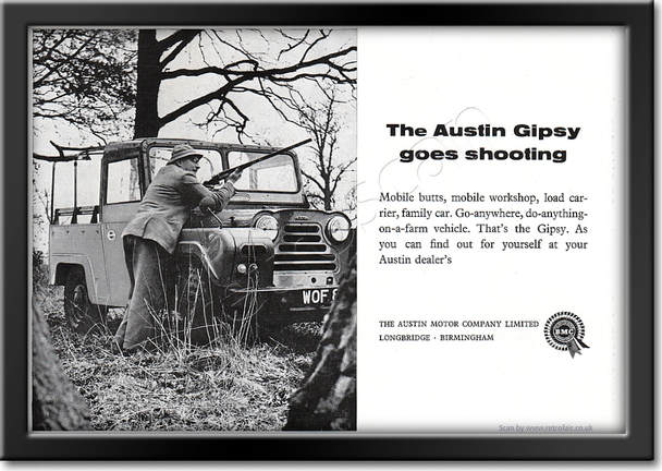 1961 Austin Gipsy - framed preview vintage ad