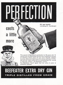 1961 Beefeater Gin - unframed vintage ad