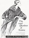 1961 ​National Fur Co. vintage ad