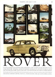 1961 Rover - unframed vintage ad