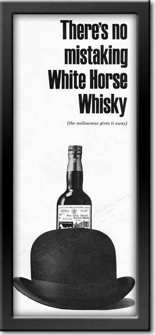 1961 White Horse Whisky - framed preview