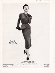  1949 Montaldo's - unframed vintage ad