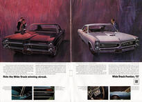 1966 Pontiac - unframed vintage ad