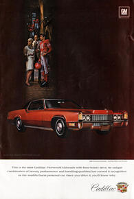 1968 Cadillac Fleetwood - unframed vintage ad