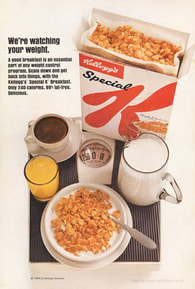 1968 Kellog's Special K - unframed vintage ad