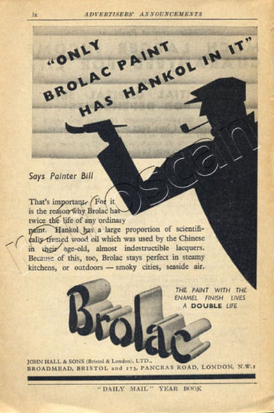 1935 Brolac Paint vintage ad